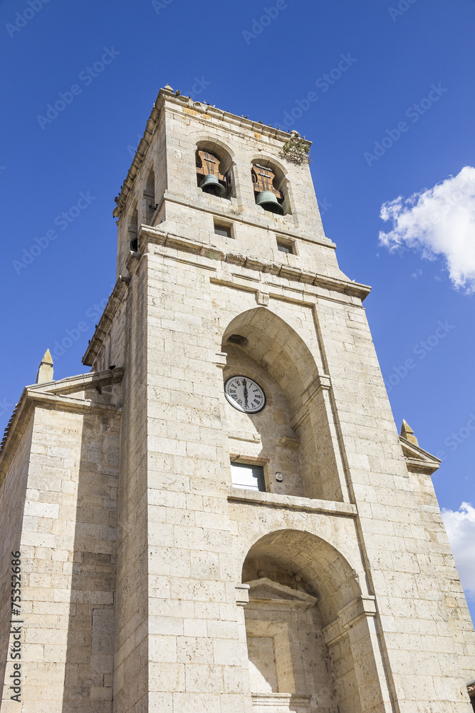 Inmaculada Concepcion church in Hontanas - Burgos, Spain