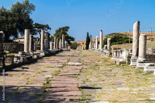 Ancient Street with Ruins