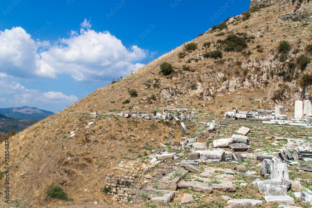 Ruins of Amphitheater in Pergamon