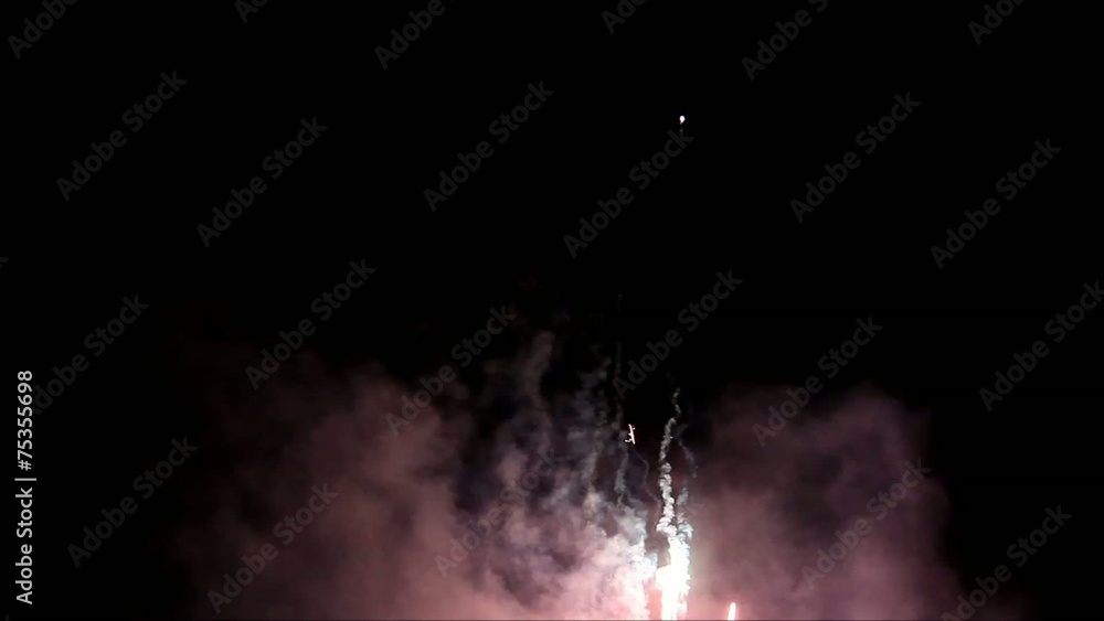 Feuerwerk, Neujahr, farbenfroh, video Feuerwerk, Neujahr, farbenfroh, video
