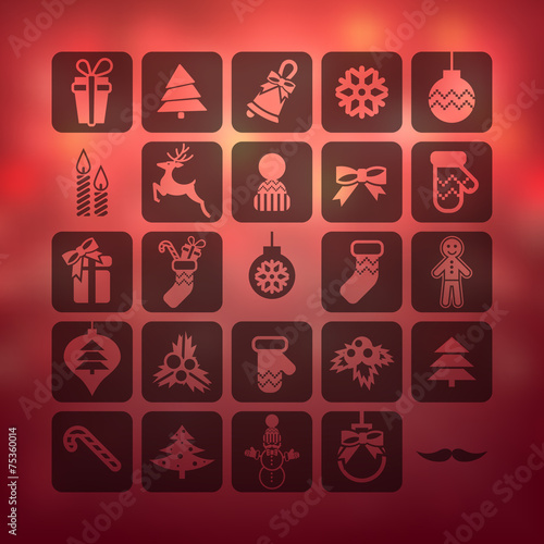 Christmas Icons Set