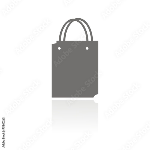 Icono bolsa compra FB reflejo