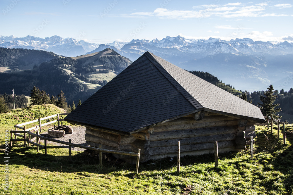 Obraz premium Holzhütte