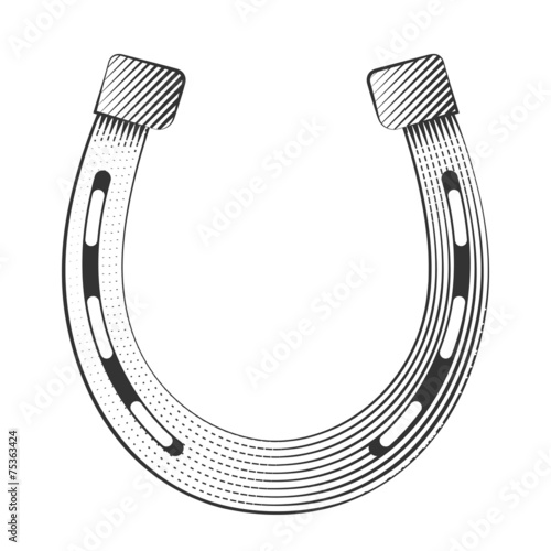 Metal horseshoe