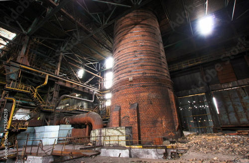 Abandoned steel plant