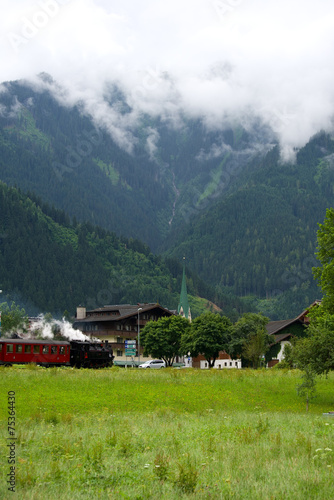 Zillertalbahn in den Alpen -   sterreich