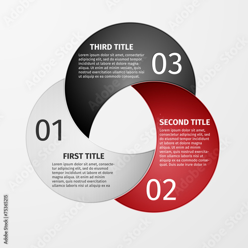 Progress icons for three steps