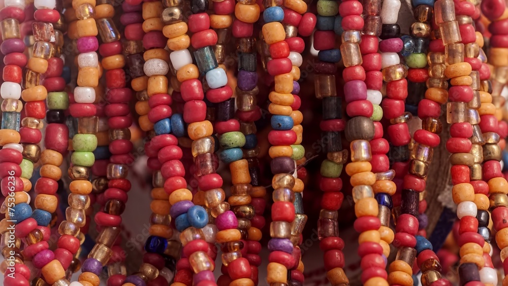 Fototapeta premium Close up of a garland