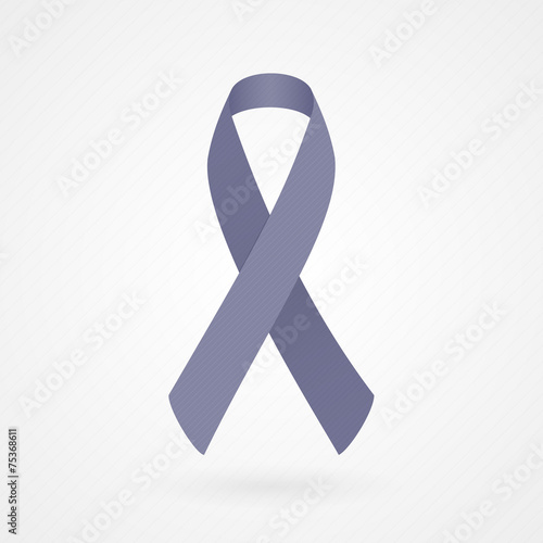 Periwinkle awareness ribbon