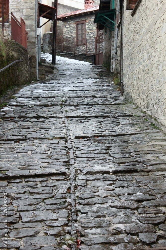 Cobbled Footpath