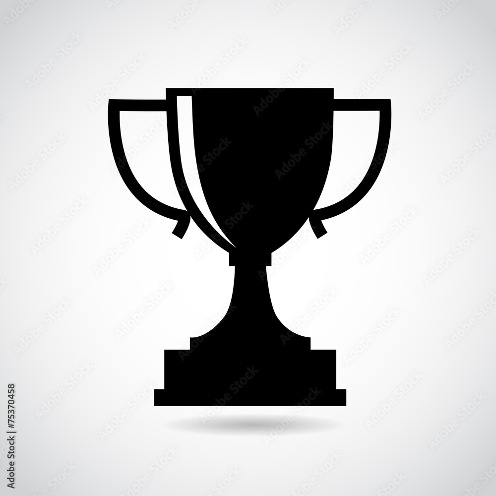 Champion cup vector icon. Champion cup vector icon.