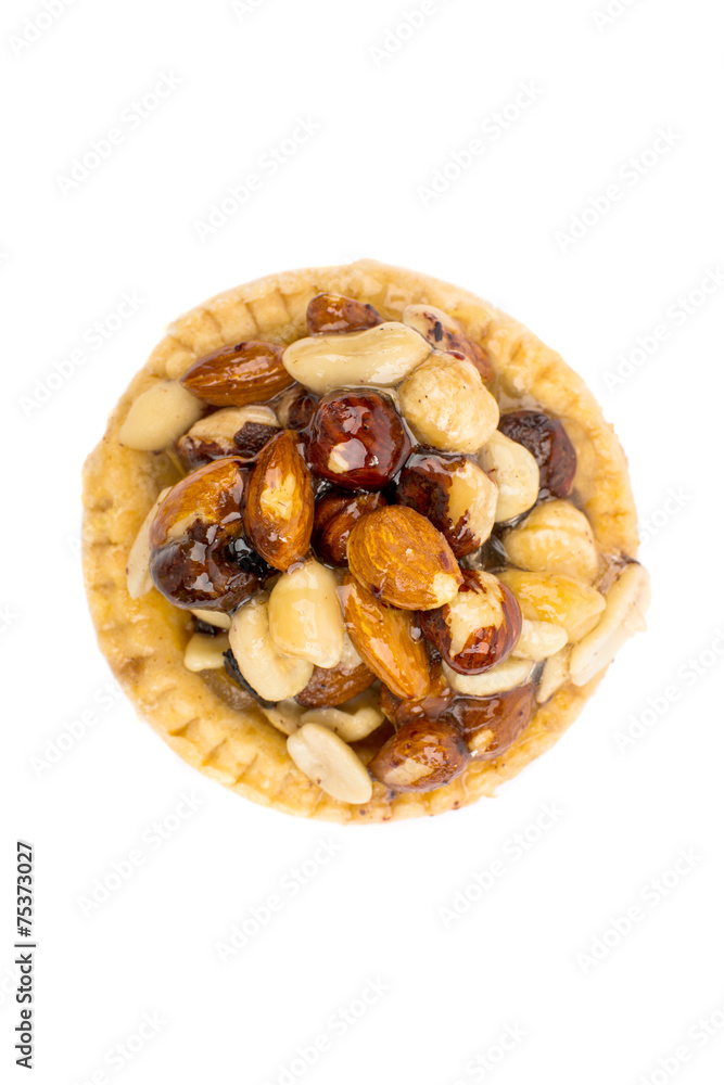 Caramelized nuts cupcake Caramelized nuts cupcake