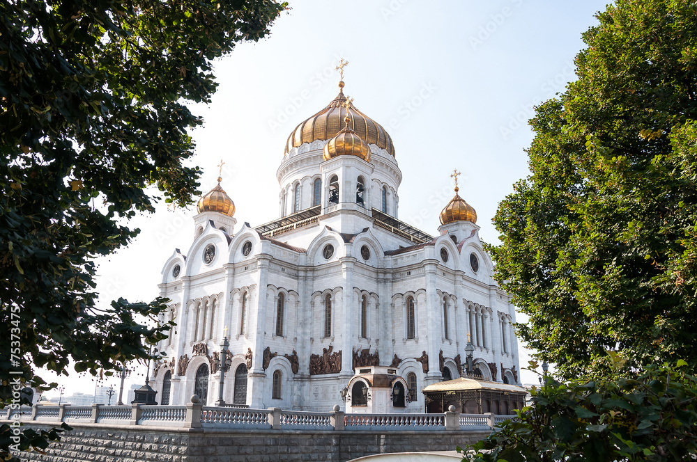 Cathedral of Crist The Savior in Moscow, Russian Federation