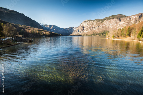 Bohinj Lake , Triglav National Park,Slovenia.