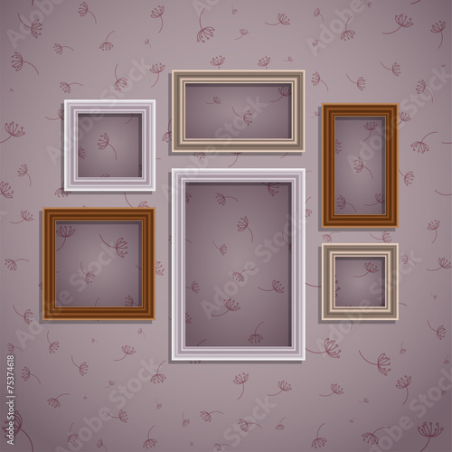 vintage frame isolated