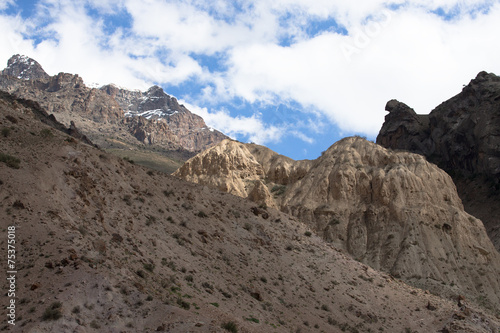 Pamir Mountains. Spring. Tajikistan