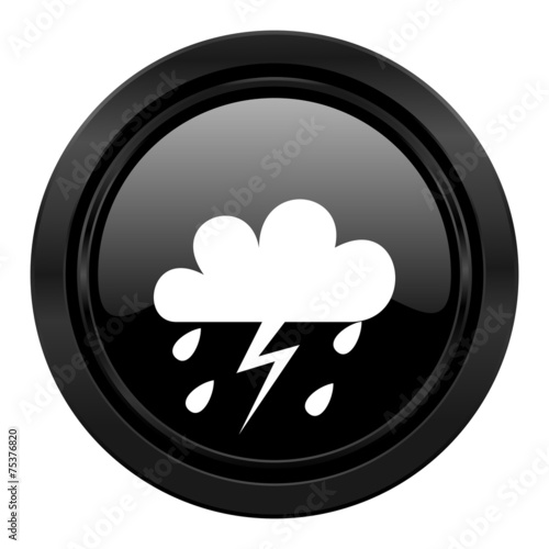 storm black icon waether forecast sign