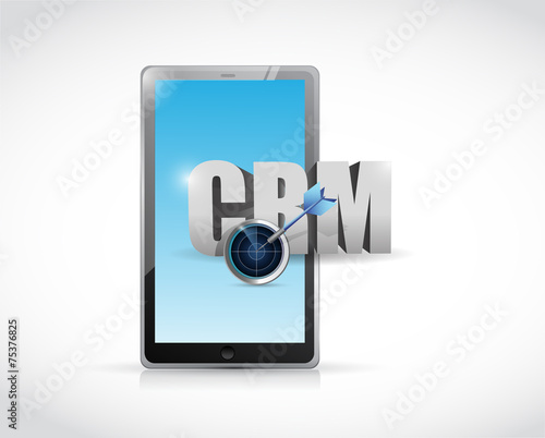 Wallpaper Mural tablet crm sign illustration design Torontodigital.ca