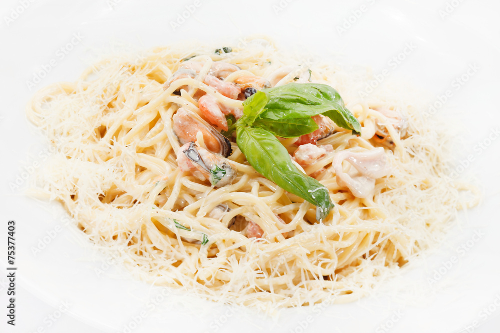 pasta with shrimps