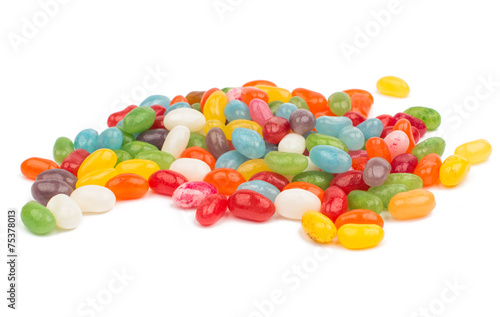 Photography Pile of multiple colorful jelly bean candy sweets