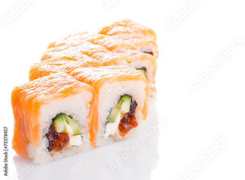 japanese sushi isolated