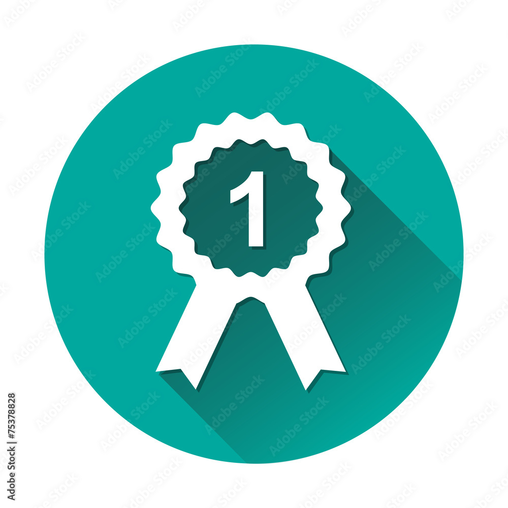 First place award icon great for any use. Vector EPS10. First place award icon great for any use. Vector EPS10.