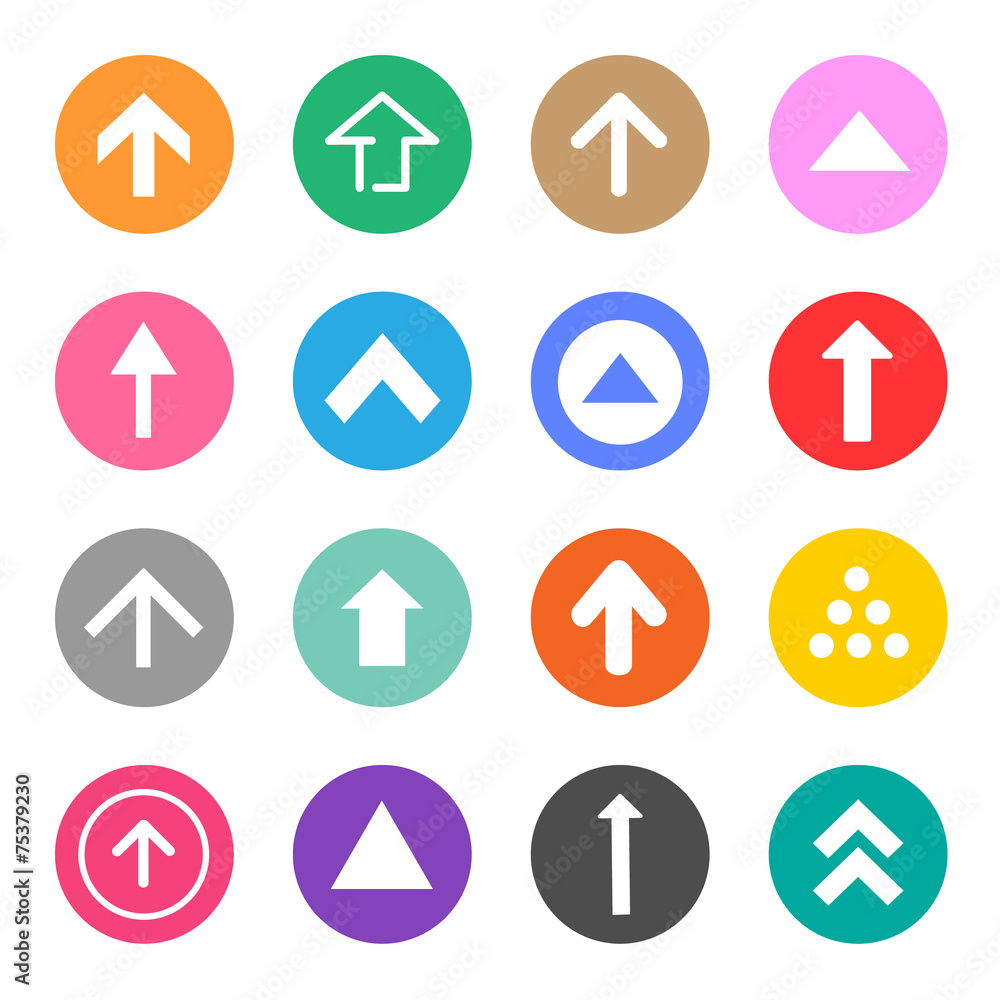 Arrow sign icons set great for any use. Vector EPS10. Arrow sign icons set great for any use. Vector EPS10.
