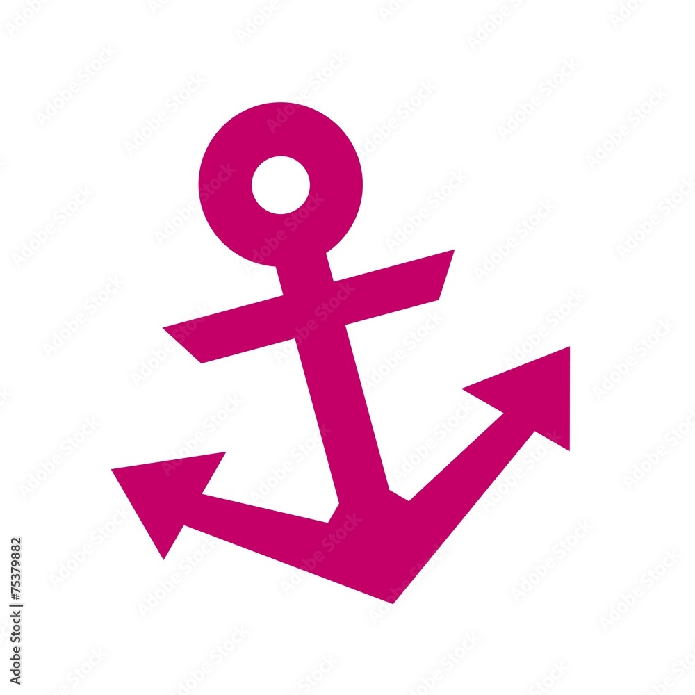 Fototapeta premium Ancre rose