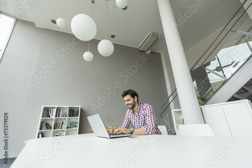 Young man at the office