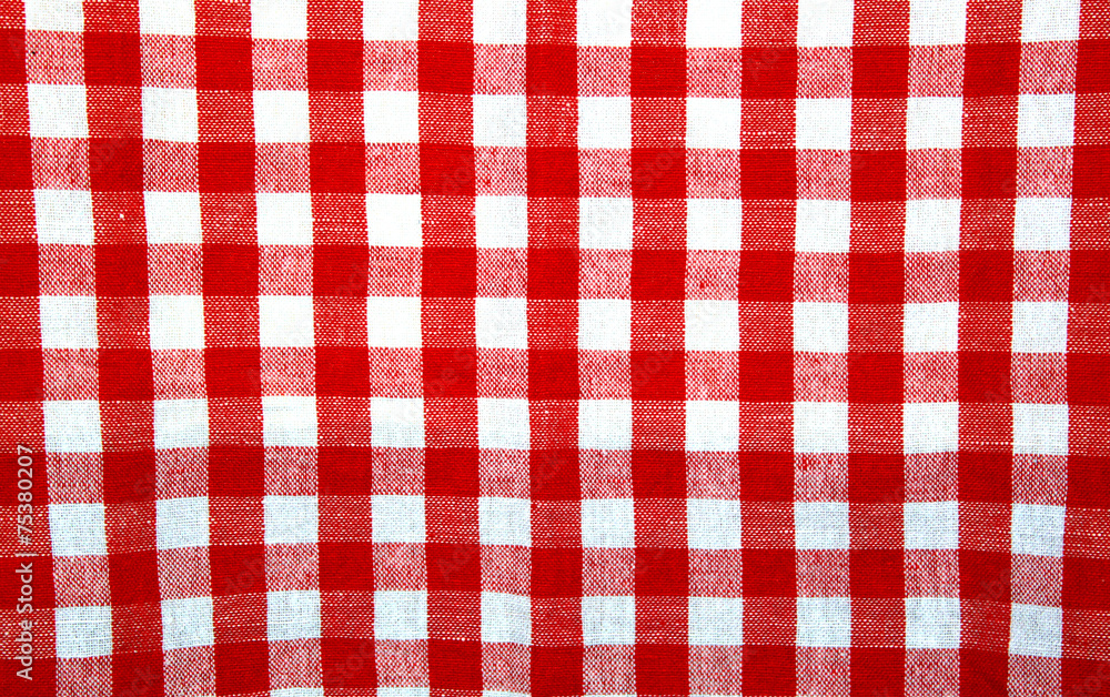 Karo-Muster rot-weiß Karo-Muster rot-weiß