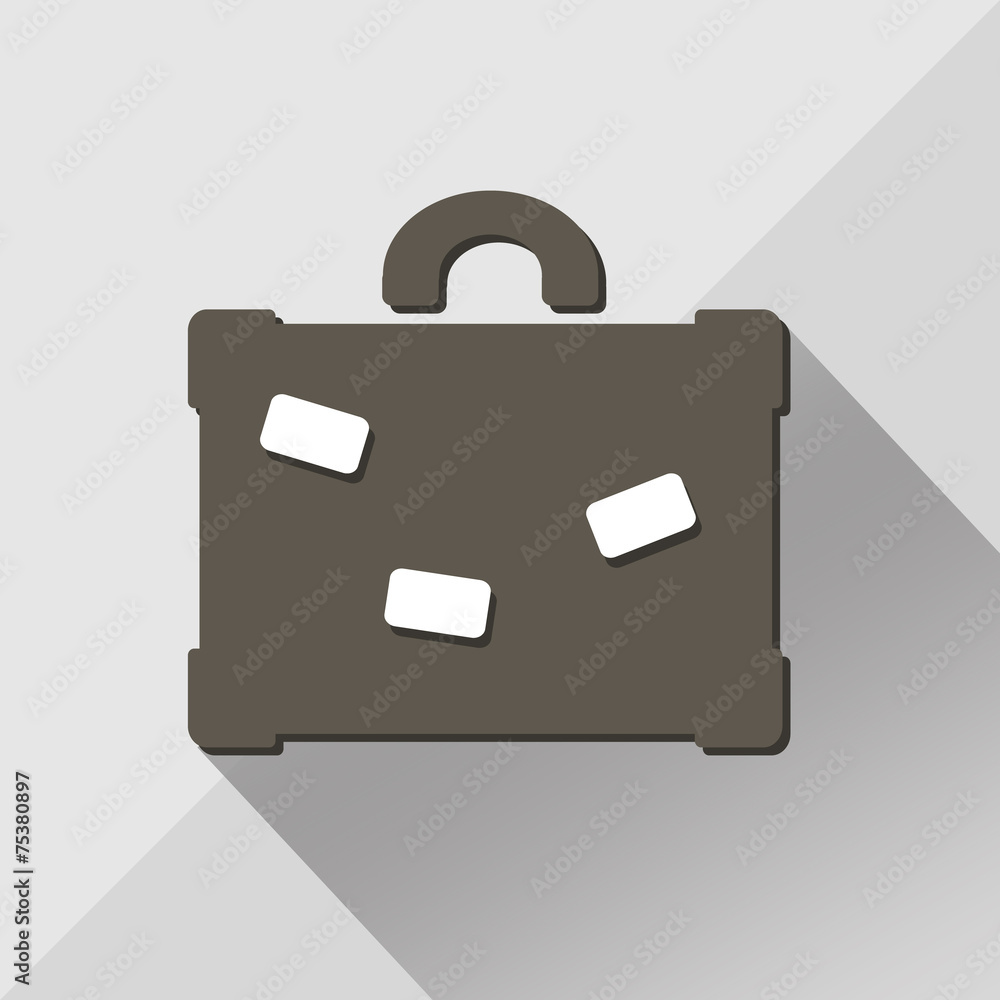 Briefcase icon great for any use. Vector EPS10. Briefcase icon great for any use. Vector EPS10.