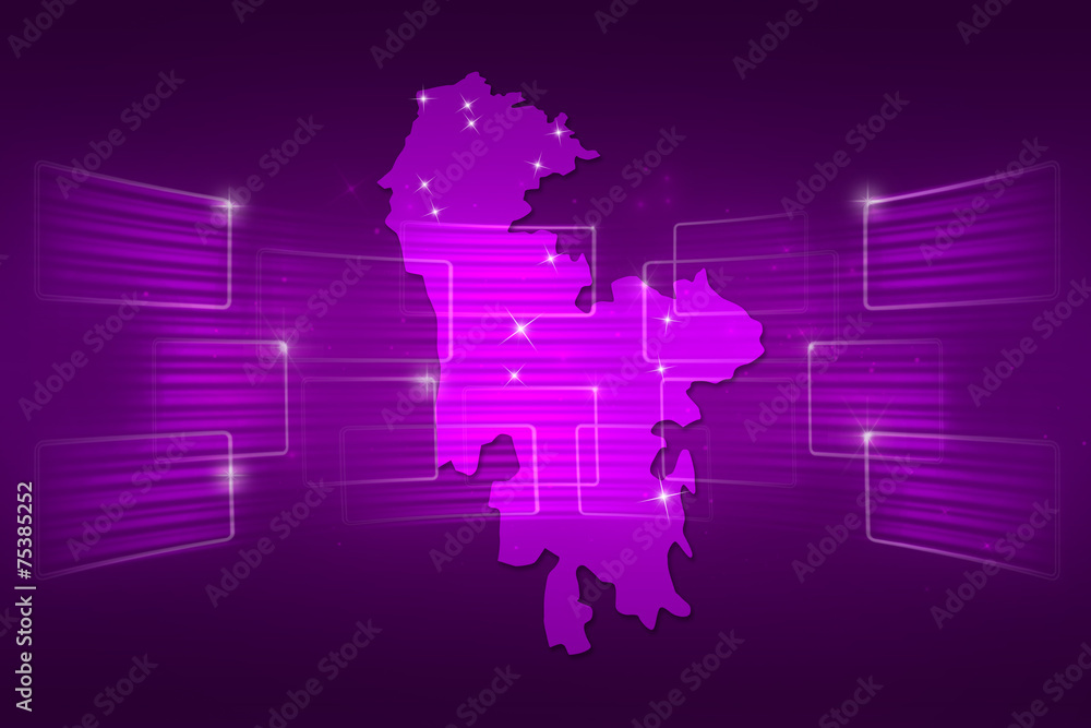 Obraz premium Karabakh Map World map News Communication purple