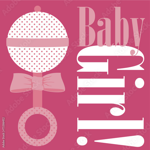 Baby Girl Rattle