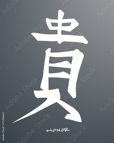 Chinese concept honor