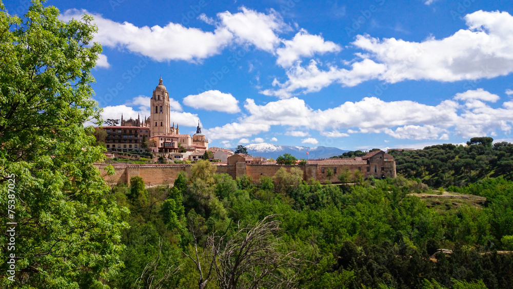 Catedral vista desde el Alcazar de Segovia