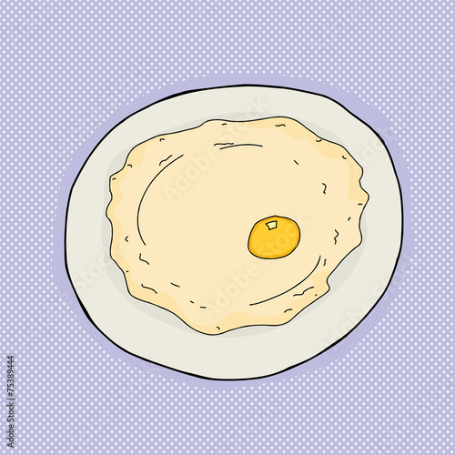 Fried Egg in Plate