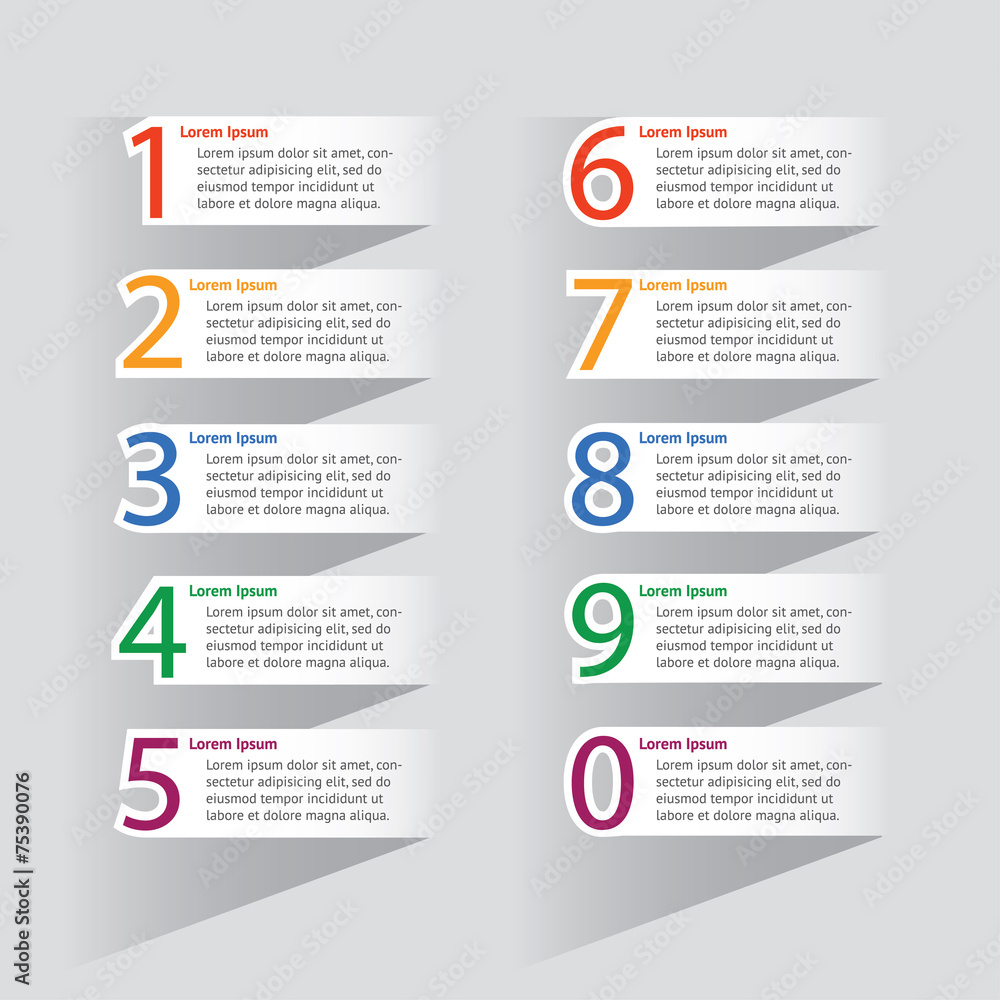 Vector infographic origami banners set. Vector infographic origami banners set.
