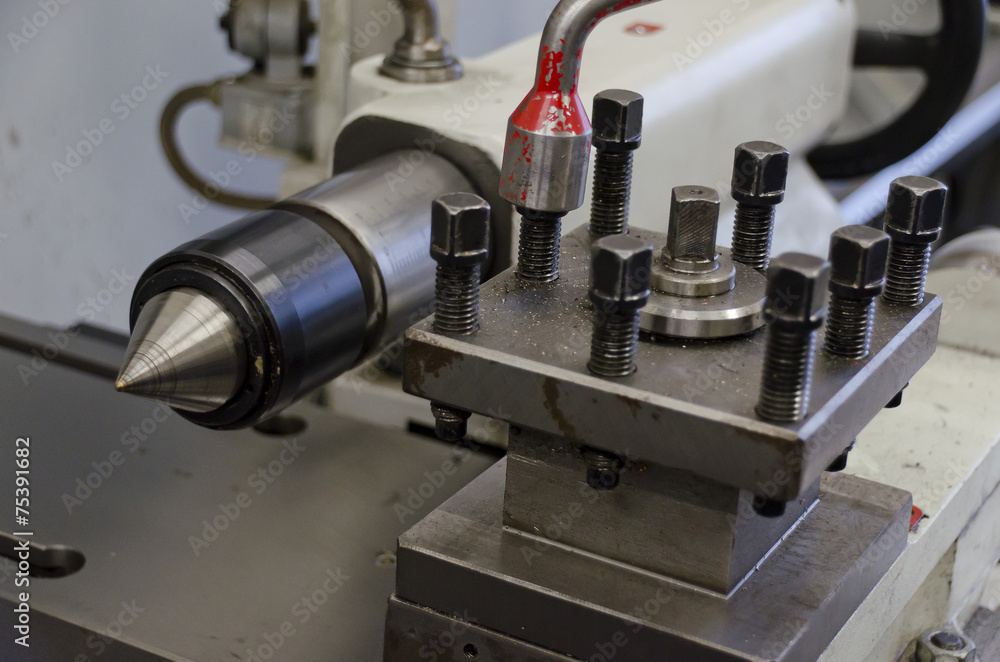 Fototapeta premium lathe knife and spike
