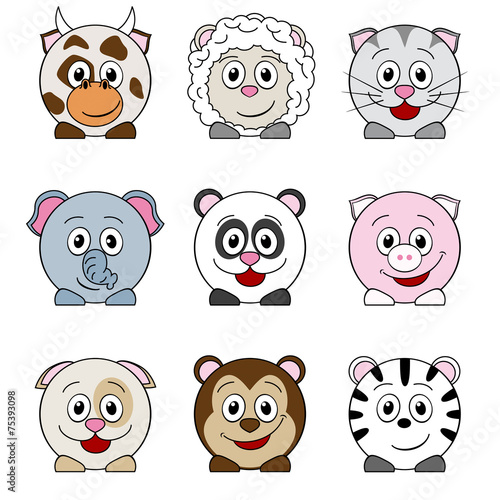 Fototapeta Naklejka Na Ścianę i Meble -  funny animals #2