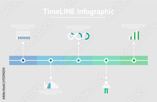 Time line infographic. Vector illustration