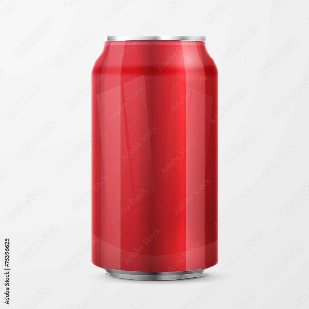 red aluminium can red aluminium can