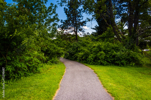 Path at Cylburn Arboretum in Baltimore, Maryland.