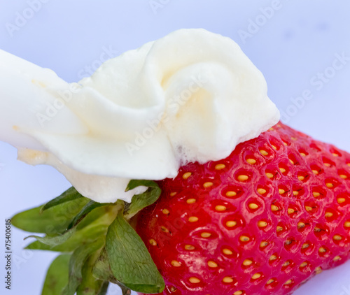 Strawberry And Cream Means Creamy White And Juicy