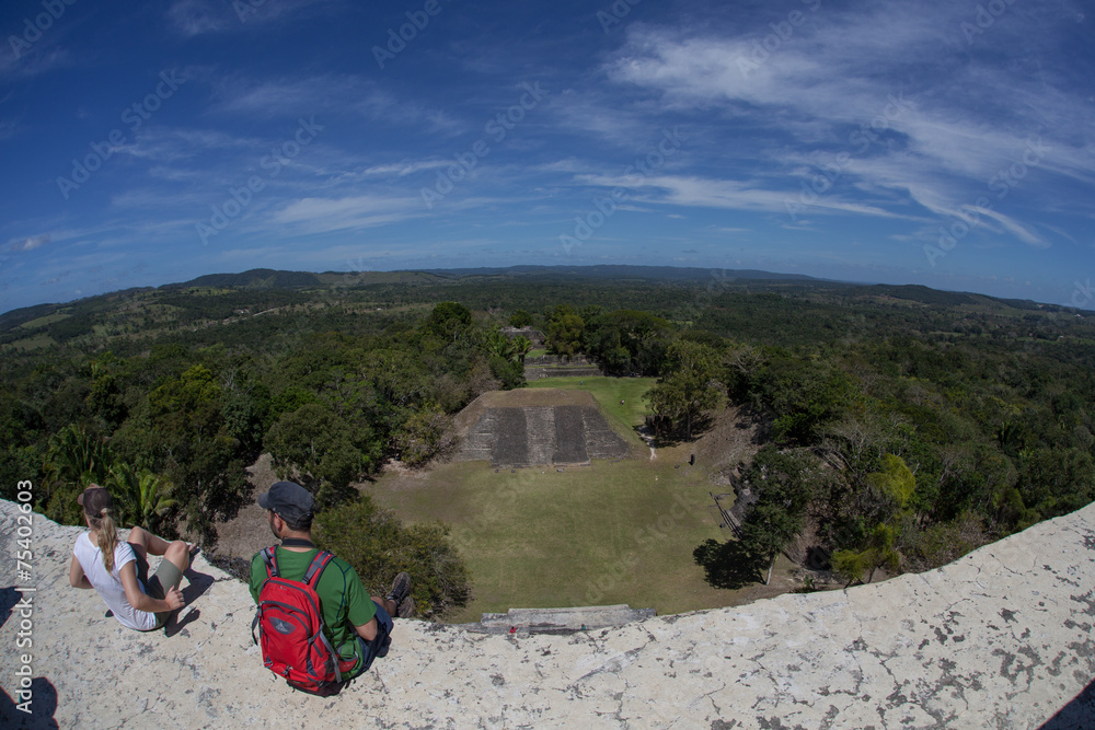 Fototapeta premium Mayan Archaeological Site in Central America