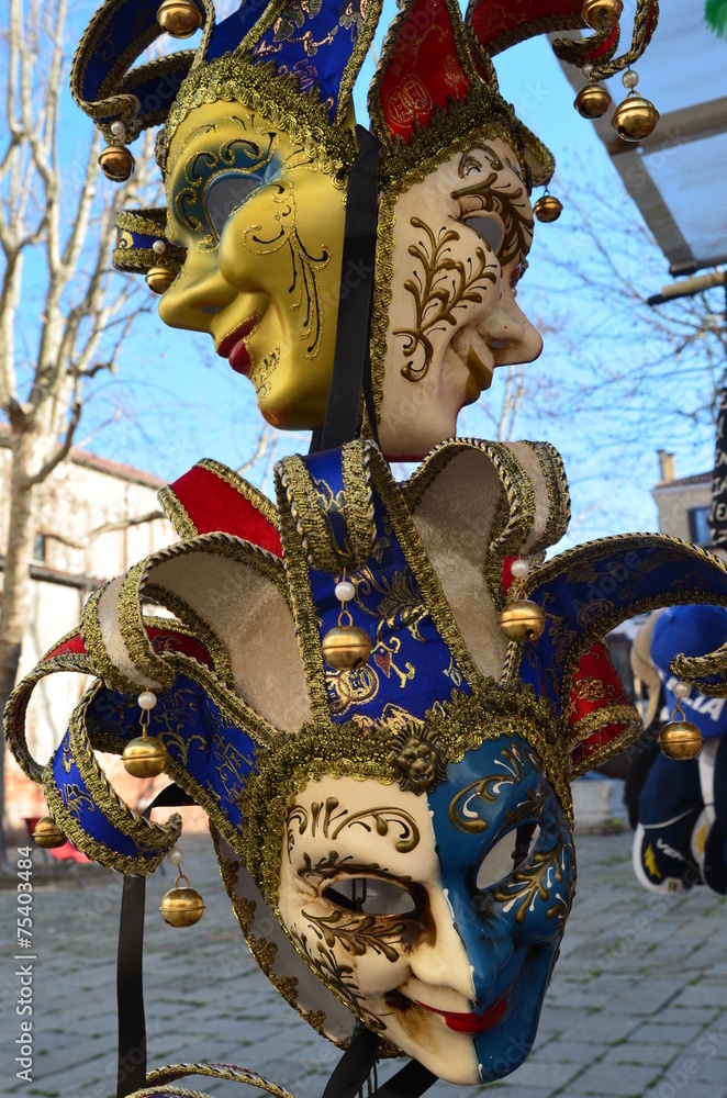 karnevalsmasken in venedig