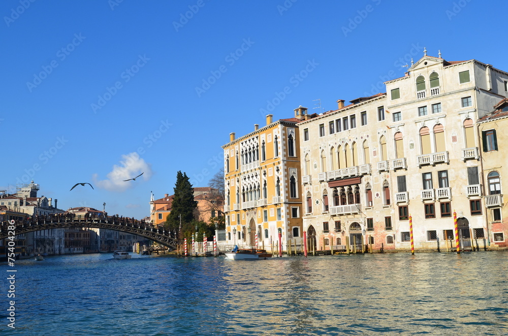 Naklejka premium paläste am canal grande venedig