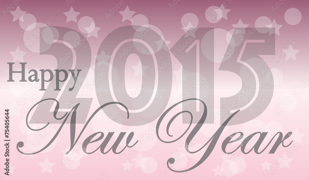 Happy new year 2015 header or banner
