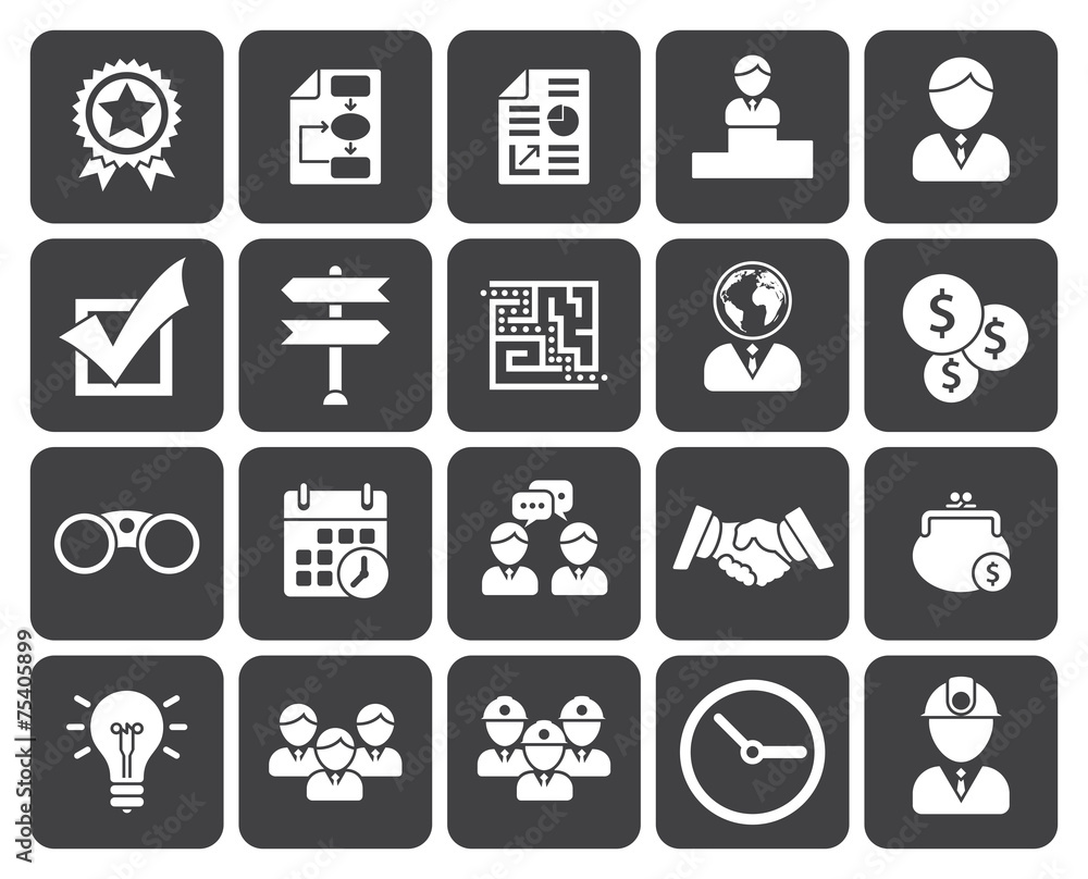 Fototapeta premium Business icon