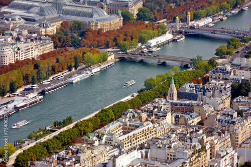 View of Paris from above