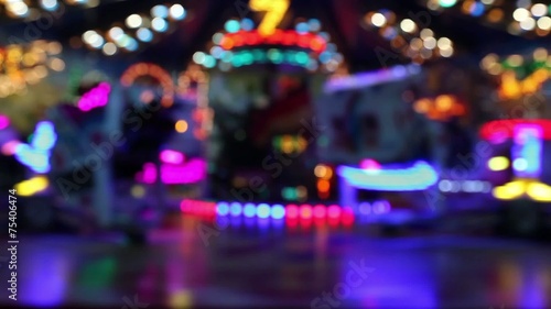 carousel on amusement park